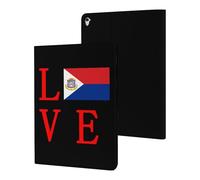 Love Dutch Saint Martin Flag Slim Tablet Cases Compatible with iPad Series Without Pencil Holder Protective Cover Compatible with ipad Pro/2016 ipad Pro (9.7in)