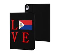 Love Dutch Saint Martin Flag Slim Tablet Cases Compatible with iPad Series Without Pencil Holder Protective Cover Compatible with ipad Mini6 (8.3in)