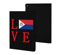 Love Dutch Saint Martin Flag Slim Tablet Cases Compatible with iPad Series Without Pencil Holder Protective Cover Compatible with ipad 2019/2020/2021(10.2in)