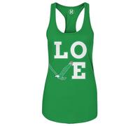 Love Eagle - Philly Sports Team Ladies Tank Top, Kelly Green, L