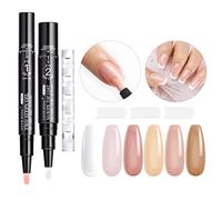 Love easy Hema Free Gel Nail Polish Pen Set 6 pcs -Nude Neutrals Series,Ideal Gift for Her,Gift for Women(U V Lamp Needed)