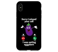 Love Eggplant | Funny Gay Pride Humor - Eggplant Lovers Case for iPhone XS Max