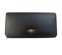 Love EMVY Black Bumble Bee Matinee Purse - Genuine Leather - Black