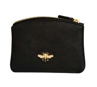 Love EMVY Bumble Bee RFID Leather Coin & Card Purse with Gift Bag - Black