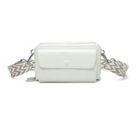 Love EMVY City Collection Crossbody Purse Bag with Diamante Charm - White