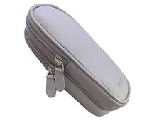 Love EMVY Double Glasses Case - Soft Genuine Leather - 2 Zipped Compartments - Unisex Spectacle Holder - Includes Gift Dustbag - Multiple Colours - 16 x 5.5 x 6 cm