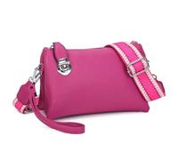 Love EMVY Embolden Collection Faux Leather Crossbody Bag with Wrist Strap - Crocus