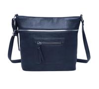 Love EMVY Emstone Tassel Crossbody Bag for Women - Faux Leather Everyday Shoulder Bag with Multiple Zip Pockets, Adjustable Strap, Lightweight Ladies Handbag - 31 × 26 × 9.5 cm (Oxford Blue)