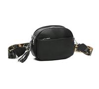 Love EMVY EMVY Escape Collection Crossbody Bag Leopard Strap - Black