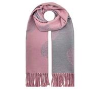 Love EMVY Enchanted Tree Blanket Scarf - Reversible Winter Shawl, Oversized Pashmina Wrap - Pink