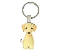 Love EMVY Genuine Leather Labrador Dog Keyring in Light Brown Love EMVY Light Brown