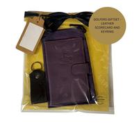 Love EMVY Golfers Leather Gift Set - Scorecard Holder and Golf Keyring