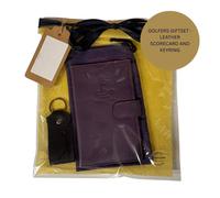 Love EMVY Golfers Leather Gift Set - Scorecard Holder & Golf Keyring Love EMVY Multicolor