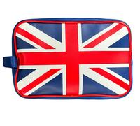 Love EMVY Large Union Jack Washbag in Blue Love EMVY Blue