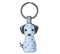 Love EMVY Leather Dog Keyring - Boxer, Dalmation, Terrier, Labrador - Dalmation
