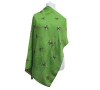 Love EMVY Lightweight Glitter Bee Scarf - Green