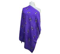 Love EMVY Lightweight Glitter Bee Scarf - Purple