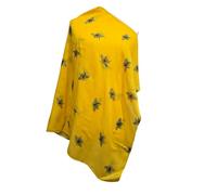 Love EMVY Lightweight Glitter Bee Scarf - Yellow
