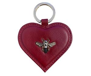 Love EMVY Premium Leather Bumble Bee Keyring with giftbag (Red)