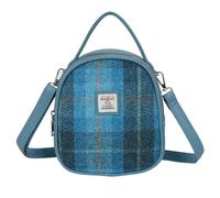 Love EMVY Signature Tweed Collection Mini 3-in-1 Backpack / Crossbody / Grab Bag - Blue Steel