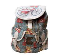 Love EMVY Womens Boho Canvas Backpack Floral Deer Elephant Paris Aztec Bicycle P