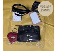 Love EMVY Women's Gift Set - Leather Bee Coin Purse & Keyring Love EMVY Multicolor One Size