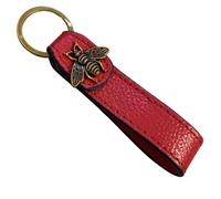 Love EMVY Women's Leather Bee Red Keyring Love EMVY Red