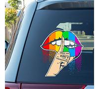 Love Equality Rights LGBTQ Rainbow Stickers for Car Don't Judge What You Don't Understand LGBT Car Decal Window Decal Personalized Vinyl Decal Die Cut Decals Funny Laptop Stickers Bumper Stickers