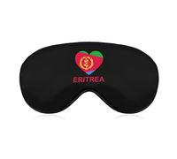 Love Eritrea Eye Mask with Adjustable Strap for Men and Women Night Sleeping Travel Nap