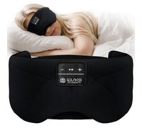 LOVE EYE Bluetooth Sleep Mask Headphones, 100% Blackout, Breathable | Plush Velvet Fabric, Premium Sound Experience, Ultra-Thin Speakers with Zero Ear Pressure, 16H Battery Life, Ideal Tech Gift