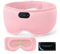 LOVE EYE Bluetooth Sleep Mask with Headphones, 100% Blackout Eye Mask