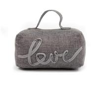 Love Fabric Doorstops - Stylish Grey Weighted Decorative Door Stops