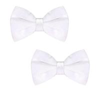 Love Fairy 3.2-Inch Velvet Bow Hair Clip - Glamorous Sequin-Embellished Hair Accessory for Girls, Teens, and Women (White)