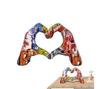 Love Finger Statue Modern Hands Love Gesture Sculpture Heart Gesture Sculpture Desktop Ornaments Love Decoration Ornaments Expression Of Appreciation Love Wedding Present