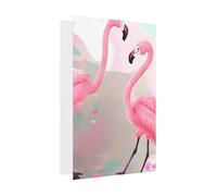 Love Flamingo Greeting Card, 4x6 Inches, Heart-Shaped Envelope Packaging, #Suitable For All Occasions.