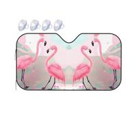 Love Flamingo It is a car Windshield Sun Visor, which Does not take up Too Much Space and Protects The Environment Inside The car.