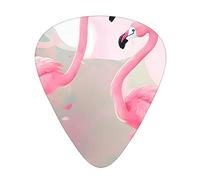 Love Flamingo Printed guitar picks - three thicknesses: thin, medium and thick, suitable for electric guitar, bass and ukulele.