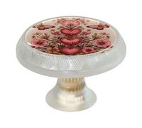 Love Flower Cabinet Knobs Round Drawer Door Knob Pull Handles 35mm for Cupboard Wardrobe Dresser Bedroom Bathroom Racks Furniture ect