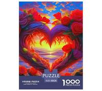Love Flowers 1000 Piece Jigsaw Puzzles for Adults Challenge High Difficulty Home Decoration Creativity & Gift Giving 38x26cm/1000pcs