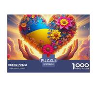 Love Flowers 1000 Piece Jigsaw Puzzles for Adults Fun Challenging Brainteasing Perfect for Relaxation Creativity 38x26cm/1000pcs
