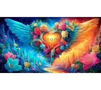 Love-Flowers 1000 Pieces Recycled Paper Jigsaw Puzzle Impossible Hard Difficult Educational Games for The Whole for Women, Gifts for Men 38x26cm/1000pcs