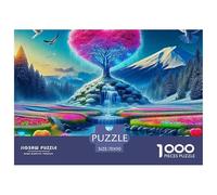 Love Flowers Carefully Finished Jigsaw Puzzle Designed for Shared Moments, Highlighting Fantasy While Encouraging Patience Problem Solving And Relaxed Play 70x50cm/1000pcs