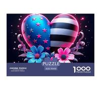 Love Flowers Jigsaw Puzzle 1000 Pieces Relaxing Fun for Adults & Teens Poster Included Box Set 70x50cm/1000pcs