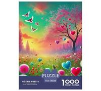 Love Flowers Jigsaw Puzzle Created for Slow Paced Entertainment, Expressing Fantasy with A Balanced UK Inspired Layout That Rewards Patience And Care 38x26cm/1000pcs