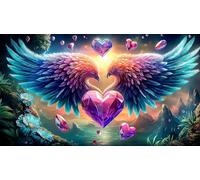 Love-Flowers Jigsaw Puzzles 1000 Piece Recycled Paper Impossible Hard Difficult Great Gift Idea for Adults 38x52cm/1000pcs