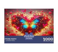 Love Flowers Jigsaw Puzzles for Adult Challenging Puzzle Games Difficult Challenges 1000 Piece Difficult Hard Jigsaw Puzzles for Man And Woman with Letters on Back 38x26cm/1000pcs