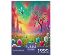 Love Flowers Jigsaw Puzzles for Adult Difficult Challenges 1000 Piece Difficult Hard Jigsaw Puzzles for Man And Woman with Letters on Back 38x26cm/1000pcs