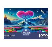Love Flowers Jigsaw Puzzles for Adult The Impossible Challenge 1000 Pieces Difficult Hard Jigsaw Puzzles for Man And Woman with Letters on Back 38x26cm/1000pcs