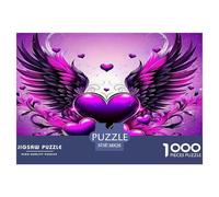 Love Flowers Jigsaw Puzzles Puzzles for Adults Kids. 1000 Pieces Impossible Challenge Toy Educational Game Home Decoration for Educational Games Gifts 38x26cm/1000pcs