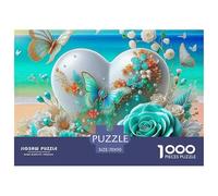 Love Flowers Puzzles 1000 Pieces For Adults And Kids with Extra Fun Challenges Colourful Creativity Gift Giving Recycled Cardboard 70x50cm/1000pcs
